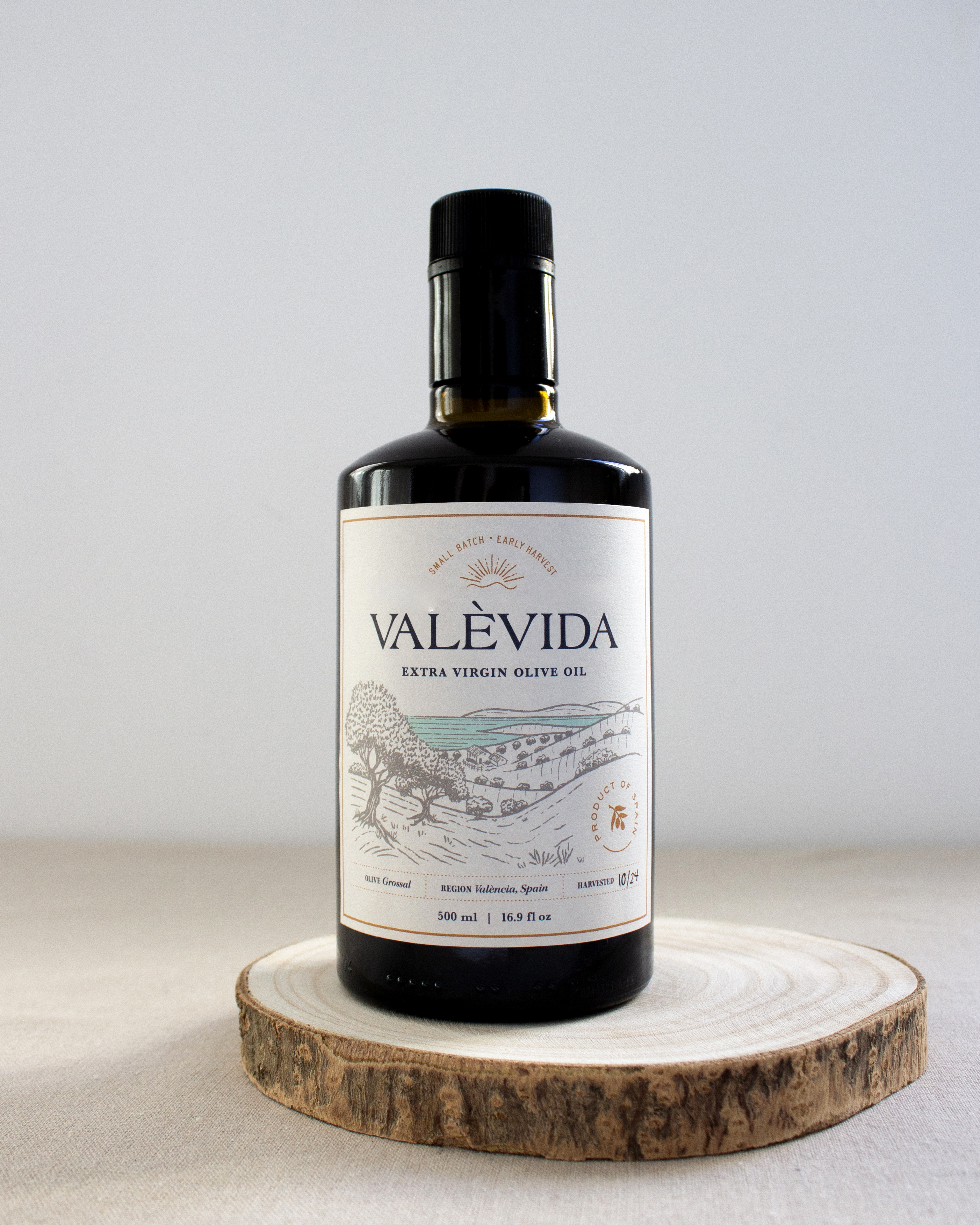 Valèvida Organic Extra Virgin Olive Oil – Cold-Extracted, 500ml
